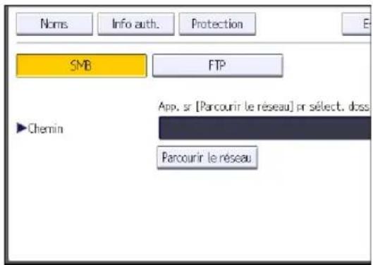 RICOH IM CW2200 - Enregistrer un dossier SMB - 3