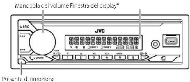 JVC KDX182DB - Frontalino - 1
