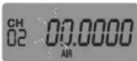 ALBRECHT AE 33 U - To manually store a frequency to the Favourites bank - 2