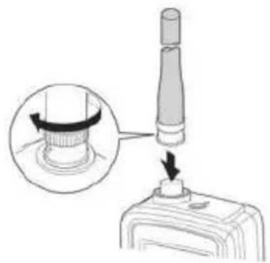 ALBRECHT AE 33 U - CONNECTING THE ANTENNA - 1