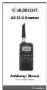 ALBRECHT AE 33 U - INCLUDED WITH YOUR SCANNER - 6