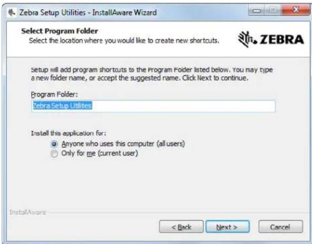 ZEBRA ZT610 - Cliquez sur next (suivant). - 3