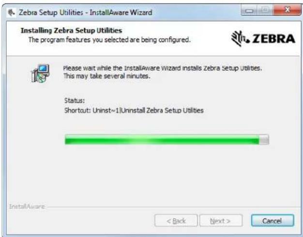 ZEBRA ZT610 - Cliquez sur next (suivant). - 1