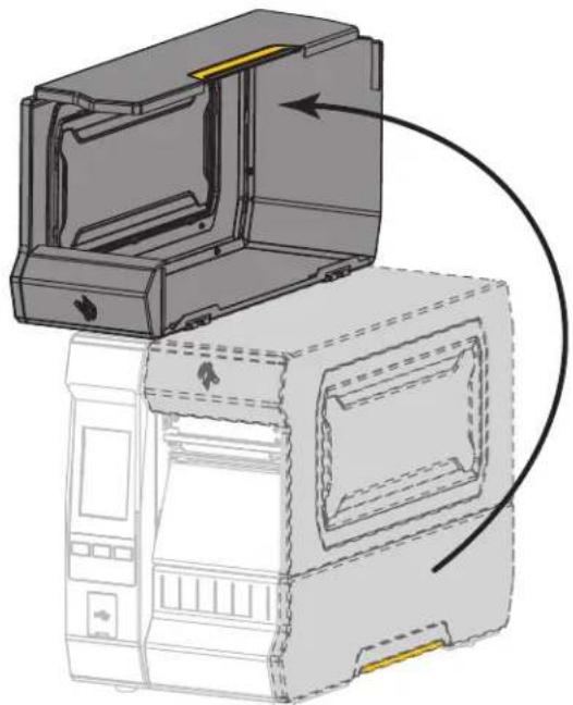 ZEBRA ZT610 - Nettoyage de la tête d'impression et du contre-rouleau - 3
