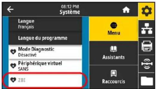 ZEBRA ZE511 - Configuration et réglage de l'imprimante - 1