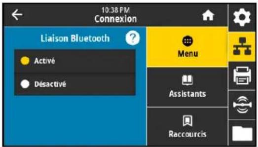 ZEBRA ZE511 - Connexion > bluetooth > liaison bluetooth - 1