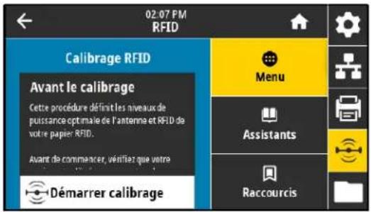 ZEBRA ZE511 - RFID > calibrage RFID - 2