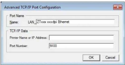 ZEBRA ZE511 - Ajout d'une imprimante depuis l'écran zebra setup utilities - 8