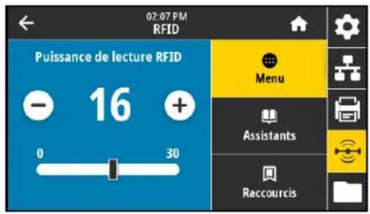ZEBRA ZE511 - RFID > puissance de lecture - 1