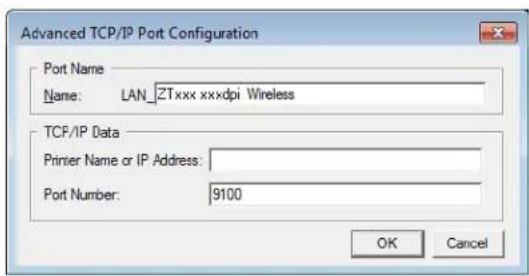 ZEBRA ZE511 - Ajout d'une imprimante depuis l'écran zebra setup utilities - 8