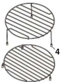V-ZUG CombiMiwell V4000 45 - Grille ronde - 2