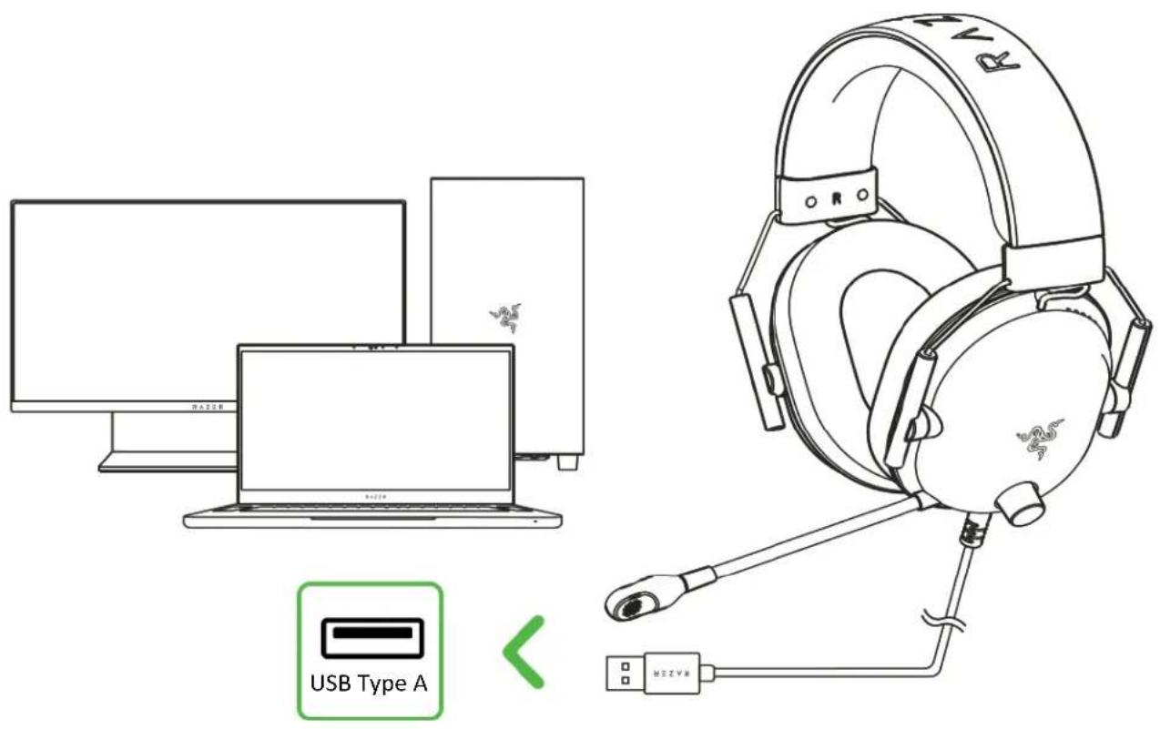 RAZER Blackshark V2 X USB - Installation - 1