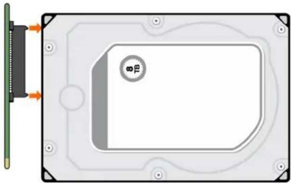 DELL ME5024 - Installation d'un lecteur de disque de remplacement 3,5 pouces dans un DDIC (disk drive in carrier) - 1