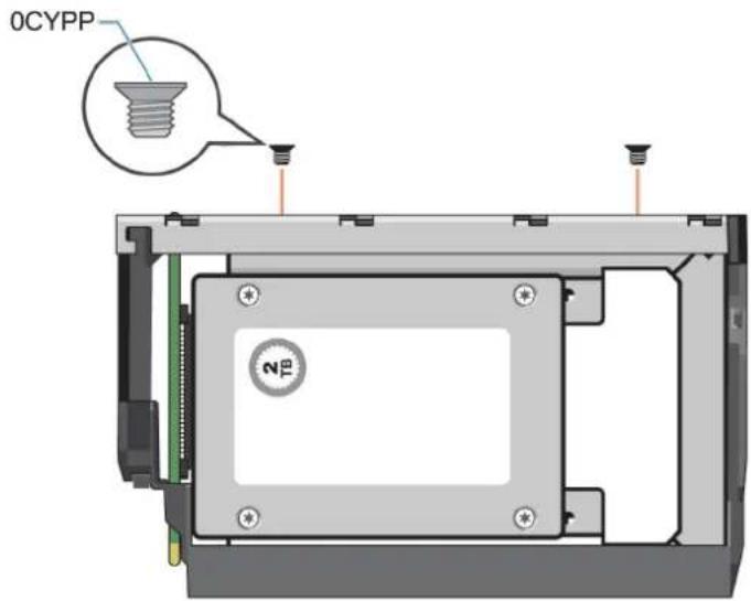 DELL ME5024 - Installation d'un lecteur de disque de remplacement 2,5 pouces dans un DDIC (disk drive in carrier) - 5