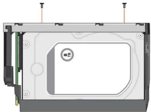 DELL ME5024 - Installation d'un lecteur de disque de remplacement 3,5 pouces dans un DDIC (disk drive in carrier) - 4