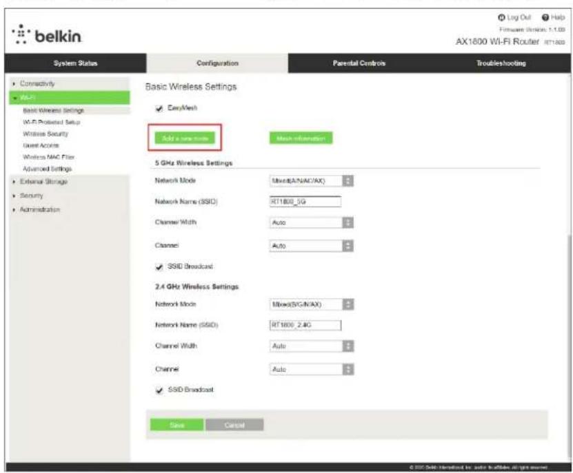 BELKIN RT1800 - W-Fi 1 - 1