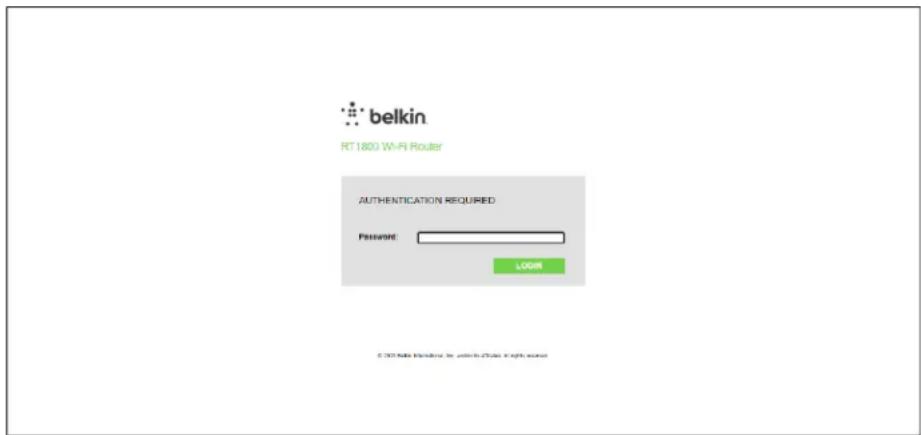 BELKIN RT1800 - Modul de beschidere a utiliserului bazat pe browser - 2