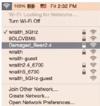 BELKIN RT1800 - Cannot access your router message - 2
