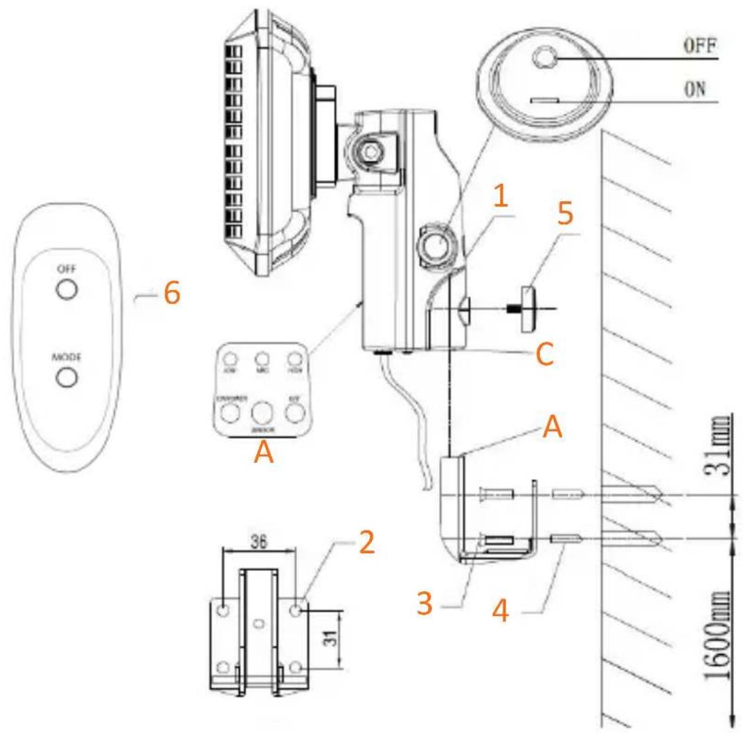 Brandson 301801 - Wall assembly - 1