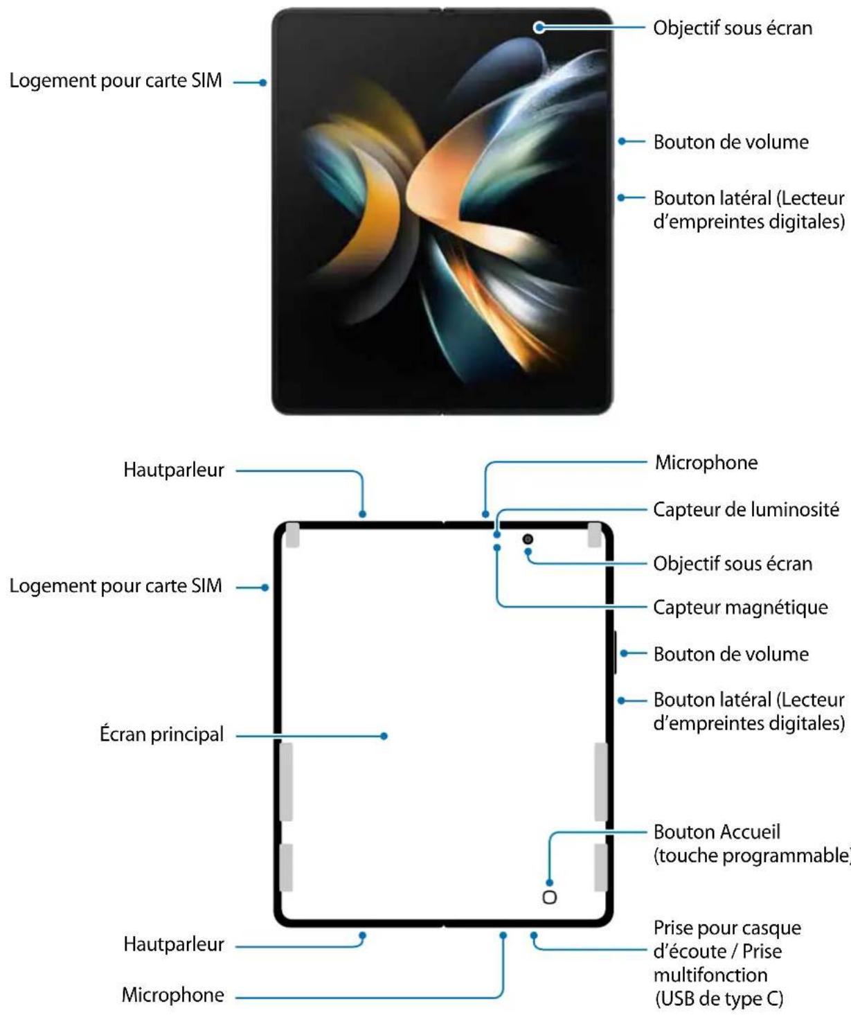SAMSUNG Galaxy Z Fold 4 - Présentation de l'appareil et de ses fonctions - 1