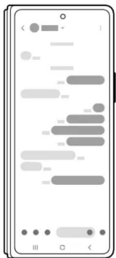 SAMSUNG Galaxy Z Fold 4 - Écran externe et écran principal - 2