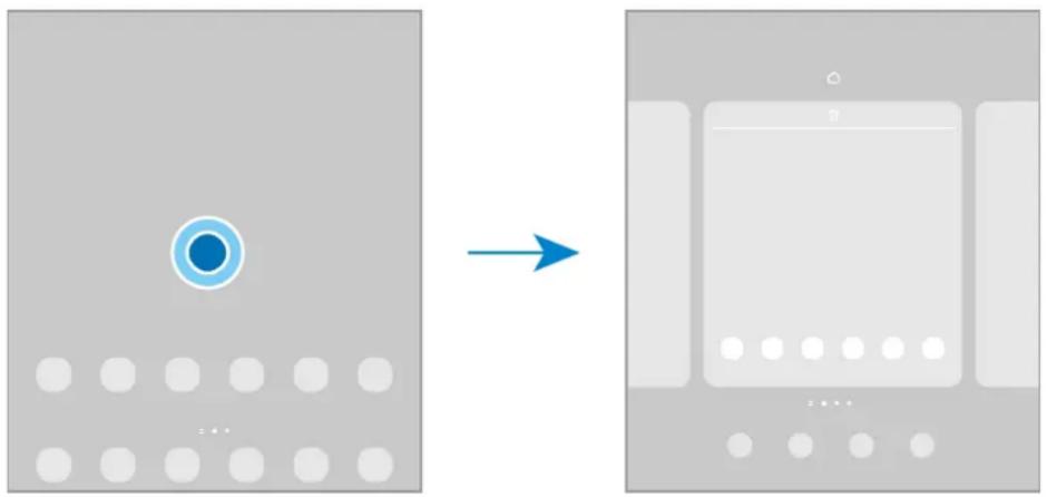 SAMSUNG Galaxy Z Fold 4 - Modifier l'écran d'accueil - 1