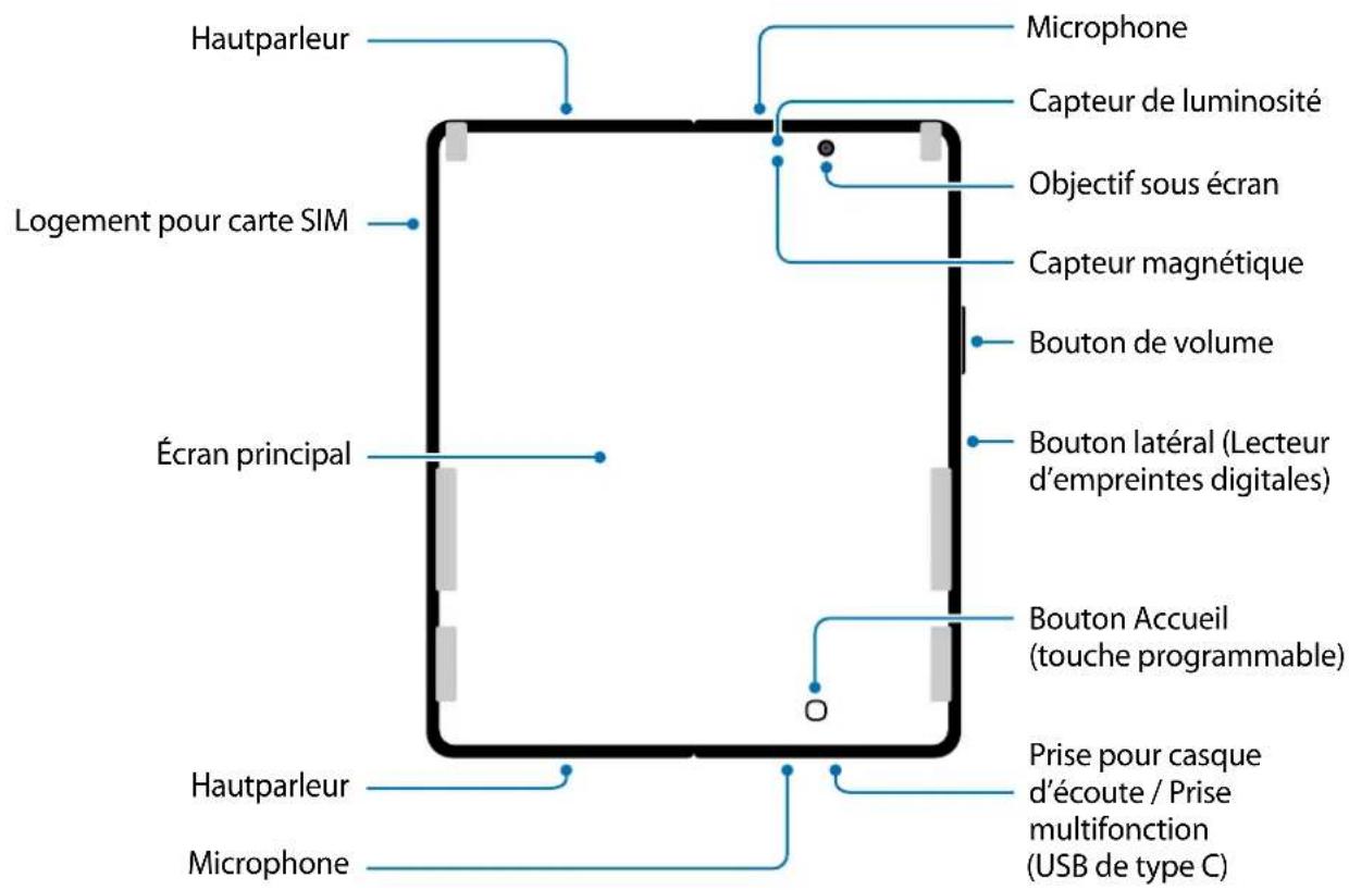 SAMSUNG Galaxy Z Fold 4 - Déplié - 2
