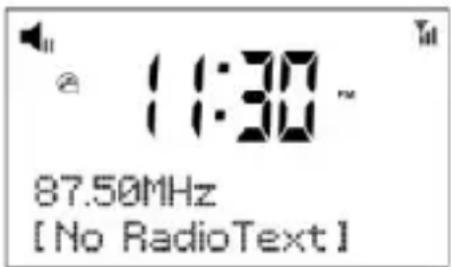 DENVER DAB20 - FM-radiobediening - 1