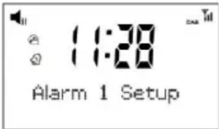 DENVER DAB20 - Setting of Alarm - 1