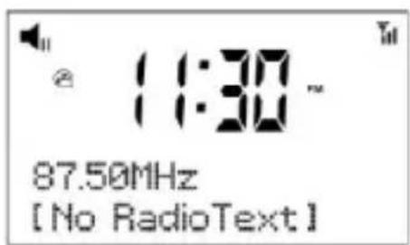 DENVER DAB20 - Betjening af FM-radio - 1
