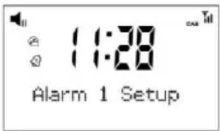 DENVER DAB20 - Inställning av alarm - 1