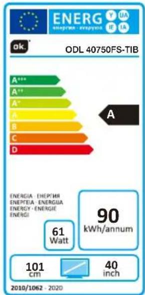 OK ODL 40750FSTIB - Specification - 1