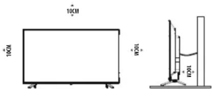 OK ODL 40750FSTIB - Pozycjonowanie telewizora - 1