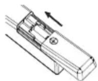 OK ODL 85 UCTIB - Installing Batteries in the Remote Control - 3