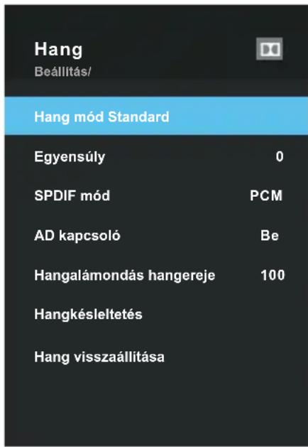 OK ODL 85 UCTIB - A Hangmenu konfiguralása - 1