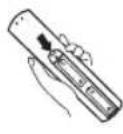 OK ODL 40750FSTB - Install Remote Control Battery - 2
