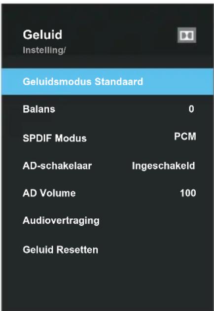 OK ODL 65850UCTIB - Het geluidsmenu configureren - 1