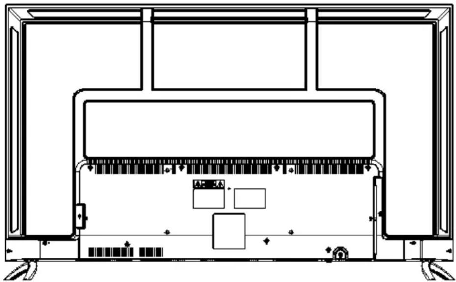 OK ODL 65850UCTIB - Vue arriré des commandes et des prises - 1