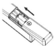 OK ODL 65850UCTIB - Instalowanie baterii w pilocie - 2