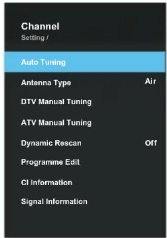 OK ODL 65850UCTIB - When TV signals is Aerial. - 1