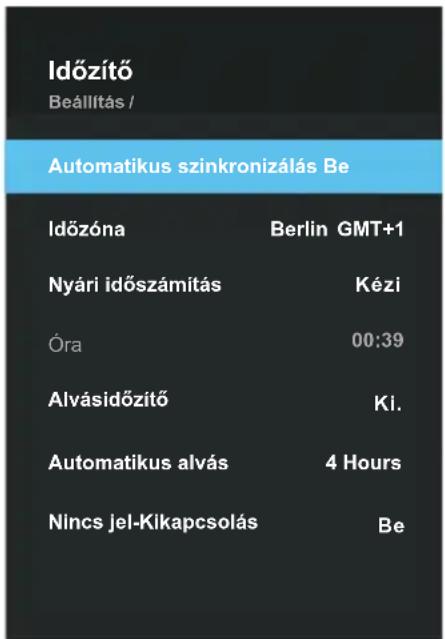 OK ODL 65850UCTIB - Az Idoztés menu konfiguralása - 1
