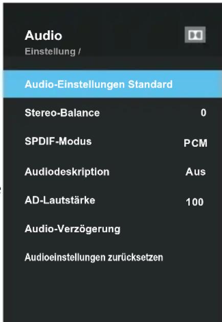 OK ODL 65850UCTIB - Konfigurieren des Tonmenü (Sound Menu) - 1