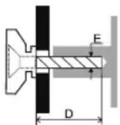 OK ODL 55850USTIB - Muurbeugel - 2