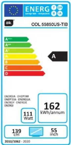 OK ODL 55850USTIB - Specification - 1