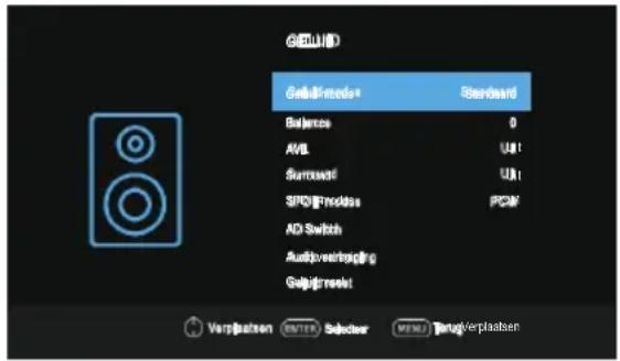 OK ODL 32851HCTB - Sound (Geluids) menu - 1