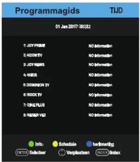 OK ODL 32851HCTB - PROGRAMME GUIDE (PROGRAMMAGIDS) (In DTV modus) - 1