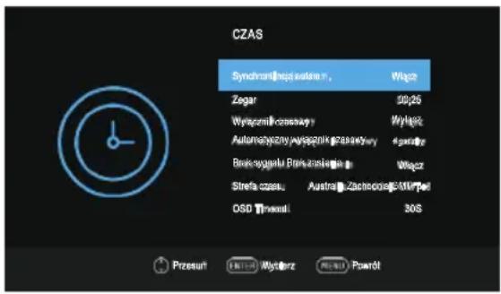 OK ODL 32851HCTB - Menu czasu - 1