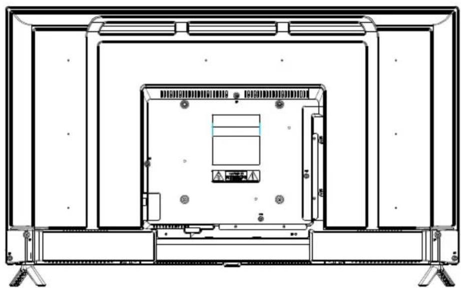 OK ODL 42850FCTAB - Bedienelemente und Anschlüsse auf der Rückseite - 1