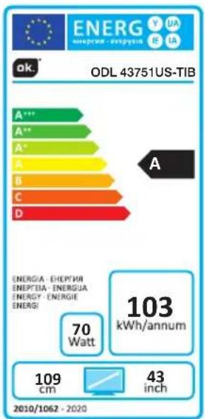OK ODL 43751USTIB - Specification - 1