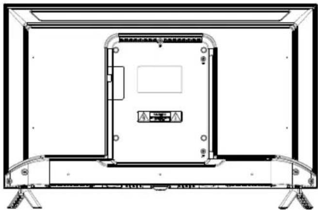 OK ODL 32852FCTIB - Achteraanzicht bedieningselementen en aansluitingen - 1
